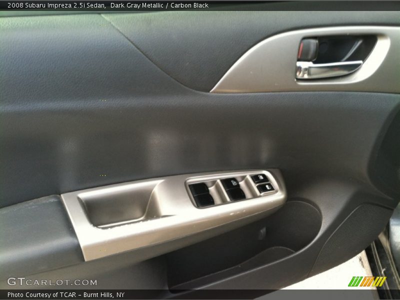 Dark Gray Metallic / Carbon Black 2008 Subaru Impreza 2.5i Sedan