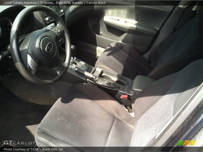 Dark Gray Metallic / Carbon Black 2008 Subaru Impreza 2.5i Sedan
