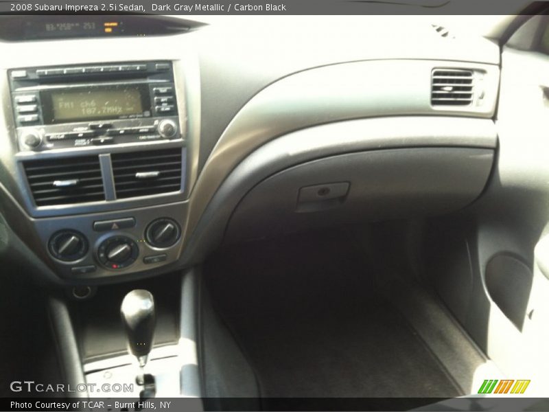 Dark Gray Metallic / Carbon Black 2008 Subaru Impreza 2.5i Sedan