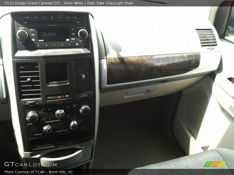 Stone White / Dark Slate Gray/Light Shale 2010 Dodge Grand Caravan SXT