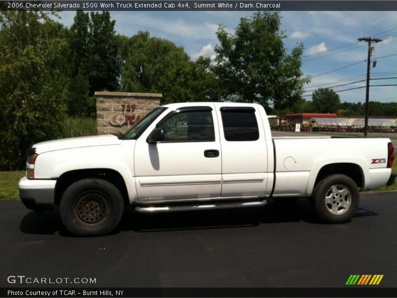 Summit White / Dark Charcoal 2006 Chevrolet Silverado 1500 Work Truck Extended Cab 4x4