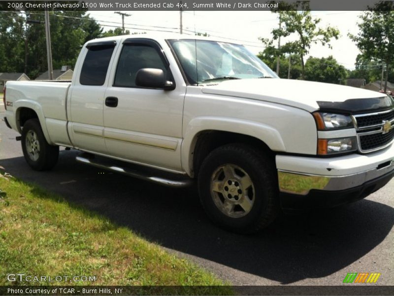 Summit White / Dark Charcoal 2006 Chevrolet Silverado 1500 Work Truck Extended Cab 4x4