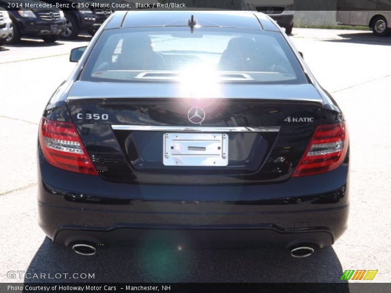 Black / Red/Black 2014 Mercedes-Benz C 350 4Matic Coupe