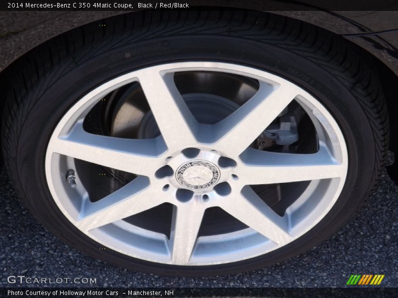 Black / Red/Black 2014 Mercedes-Benz C 350 4Matic Coupe