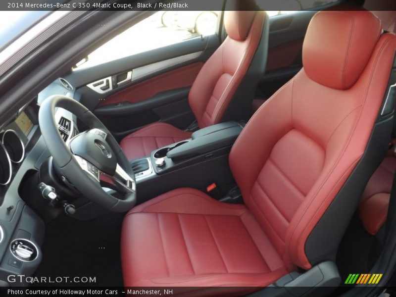  2014 C 350 4Matic Coupe Red/Black Interior