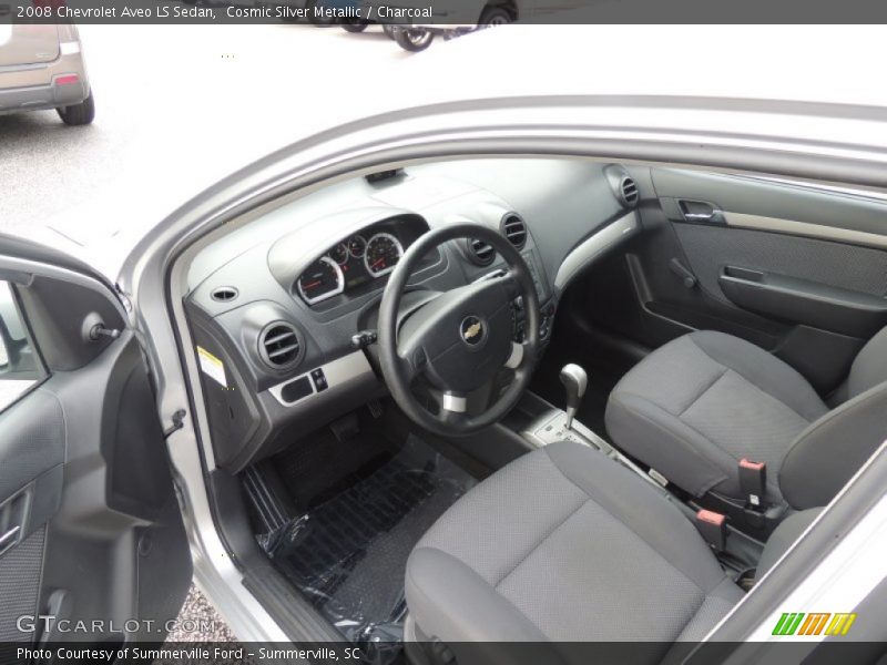 Cosmic Silver Metallic / Charcoal 2008 Chevrolet Aveo LS Sedan