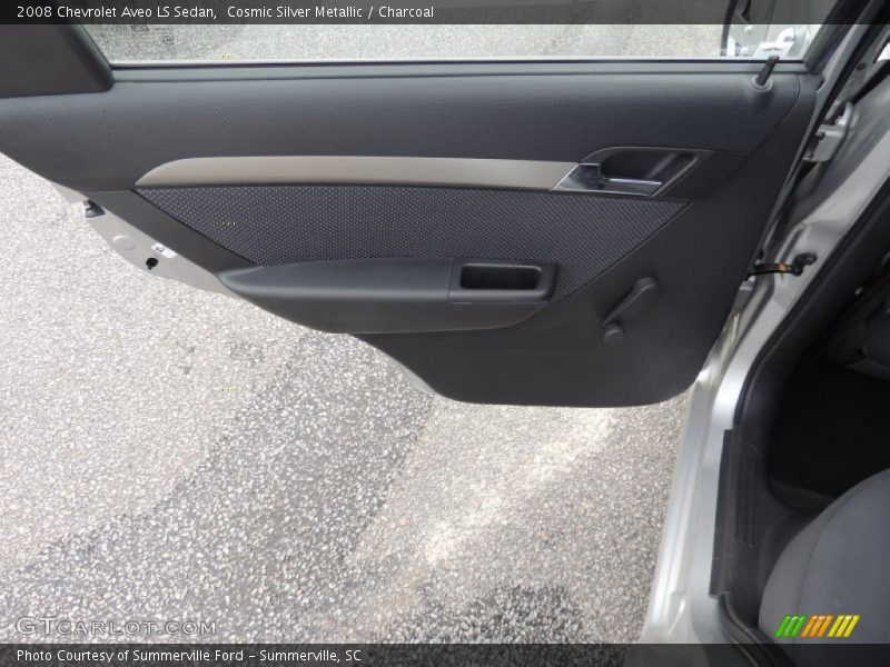 Cosmic Silver Metallic / Charcoal 2008 Chevrolet Aveo LS Sedan