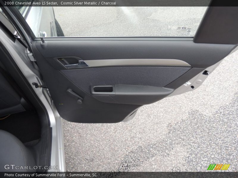 Cosmic Silver Metallic / Charcoal 2008 Chevrolet Aveo LS Sedan