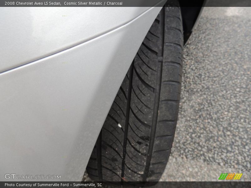 Cosmic Silver Metallic / Charcoal 2008 Chevrolet Aveo LS Sedan