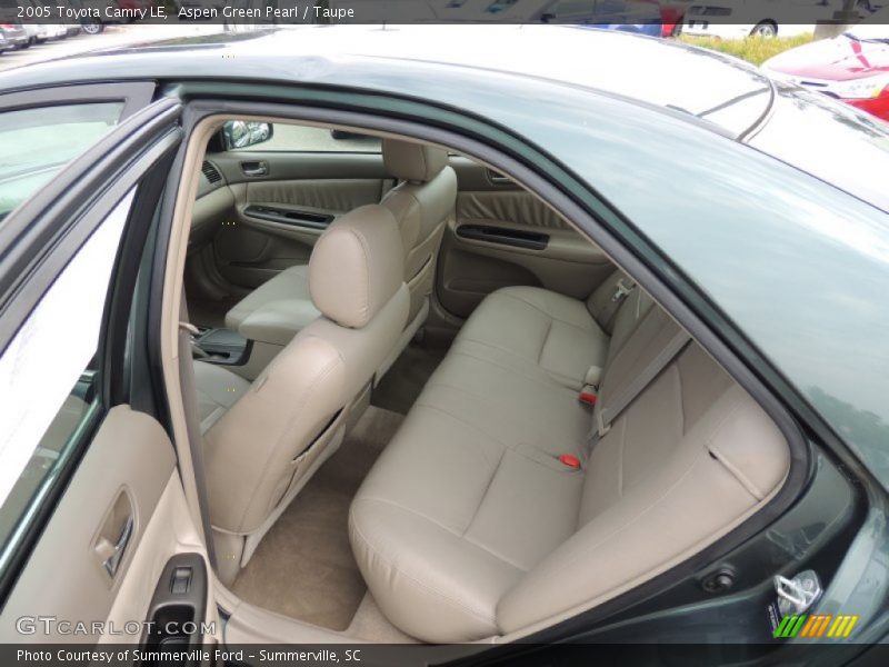Aspen Green Pearl / Taupe 2005 Toyota Camry LE