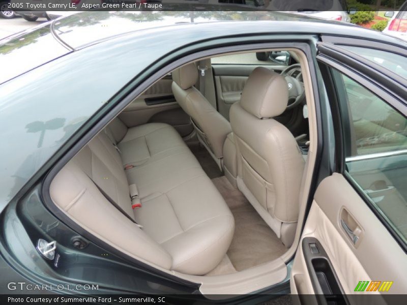 Aspen Green Pearl / Taupe 2005 Toyota Camry LE
