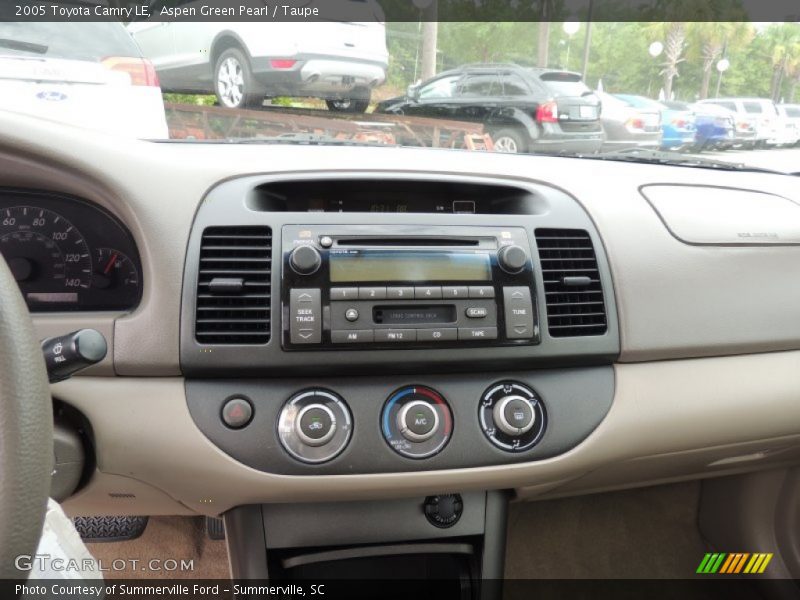 Aspen Green Pearl / Taupe 2005 Toyota Camry LE