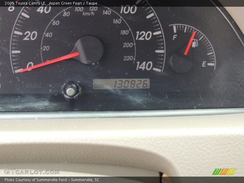 Aspen Green Pearl / Taupe 2005 Toyota Camry LE