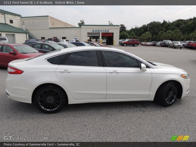 Oxford White / Dune 2013 Ford Fusion SE 1.6 EcoBoost