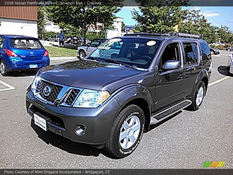 Silverton Blue / Graphite 2008 Nissan Pathfinder SE 4x4