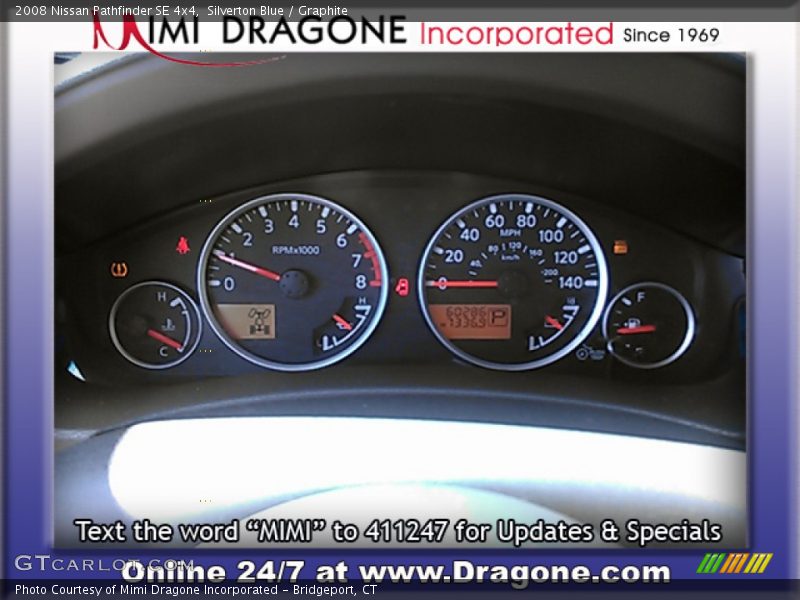 Silverton Blue / Graphite 2008 Nissan Pathfinder SE 4x4