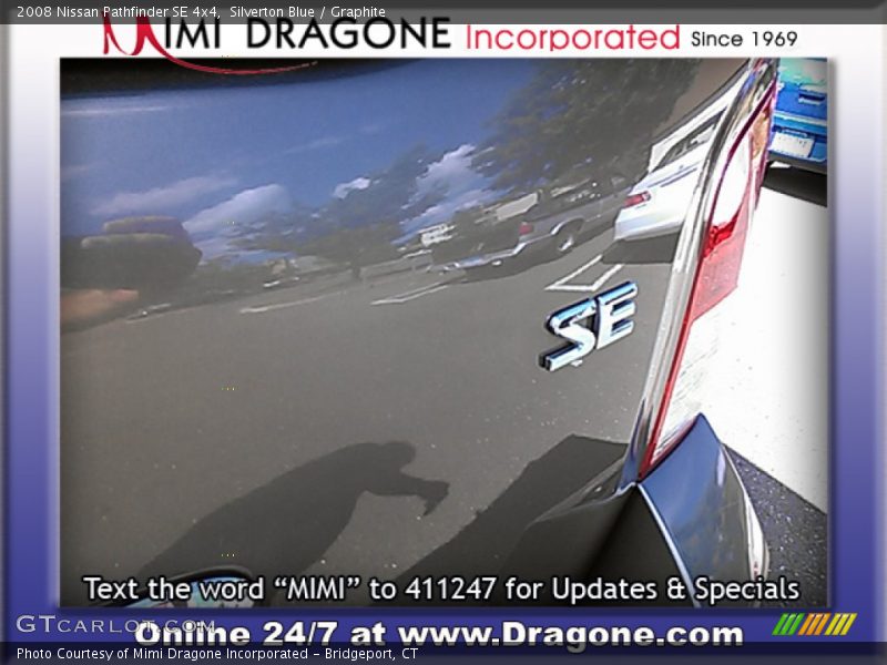 Silverton Blue / Graphite 2008 Nissan Pathfinder SE 4x4