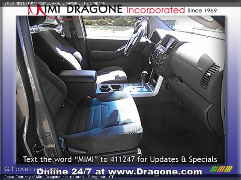 Silverton Blue / Graphite 2008 Nissan Pathfinder SE 4x4