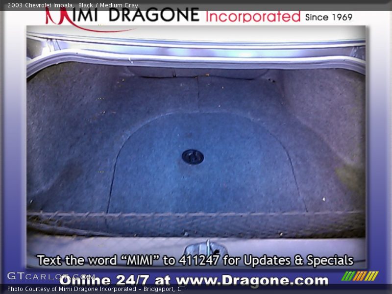 Black / Medium Gray 2003 Chevrolet Impala