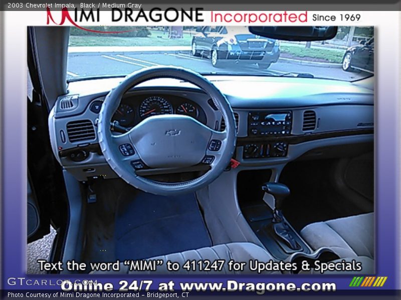 Black / Medium Gray 2003 Chevrolet Impala