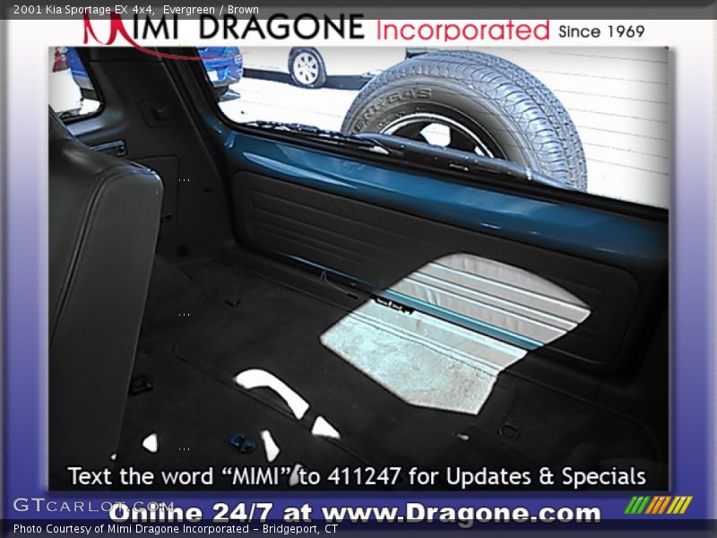 Evergreen / Brown 2001 Kia Sportage EX 4x4