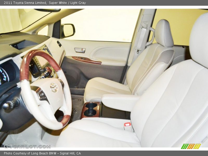 Super White / Light Gray 2011 Toyota Sienna Limited
