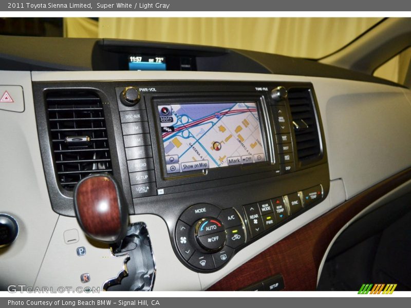 Super White / Light Gray 2011 Toyota Sienna Limited