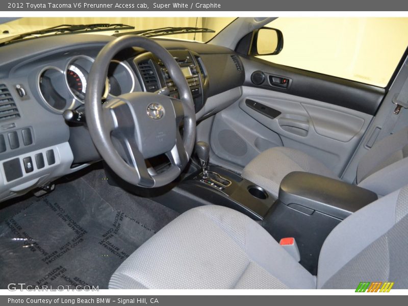 Super White / Graphite 2012 Toyota Tacoma V6 Prerunner Access cab