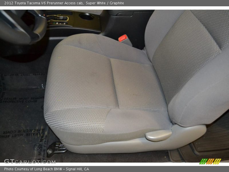 Super White / Graphite 2012 Toyota Tacoma V6 Prerunner Access cab