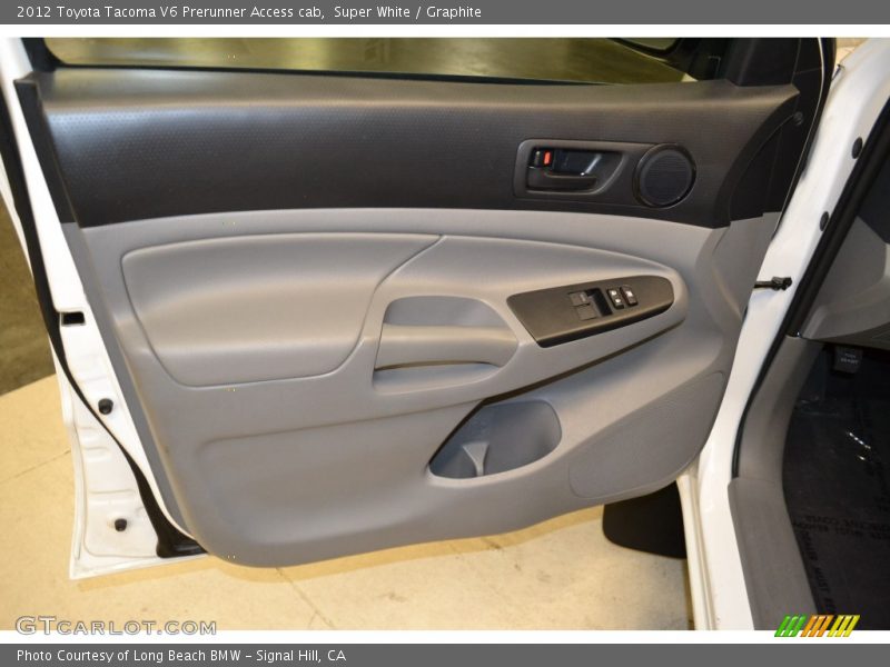 Super White / Graphite 2012 Toyota Tacoma V6 Prerunner Access cab