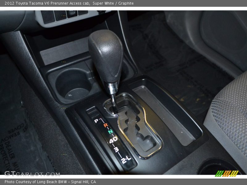 Super White / Graphite 2012 Toyota Tacoma V6 Prerunner Access cab