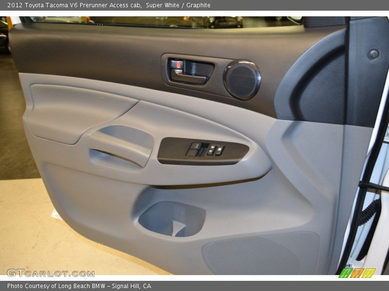 Super White / Graphite 2012 Toyota Tacoma V6 Prerunner Access cab