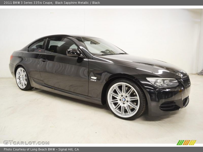 Black Sapphire Metallic / Black 2011 BMW 3 Series 335is Coupe