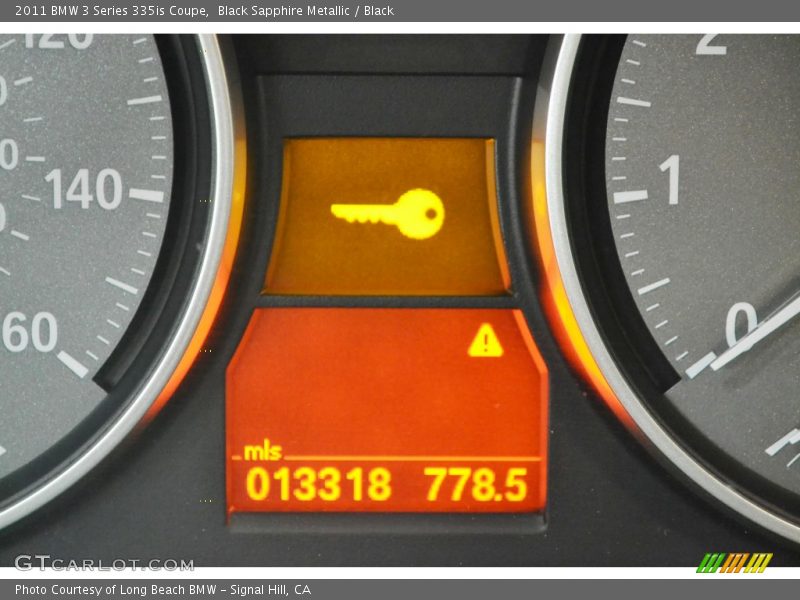 Black Sapphire Metallic / Black 2011 BMW 3 Series 335is Coupe
