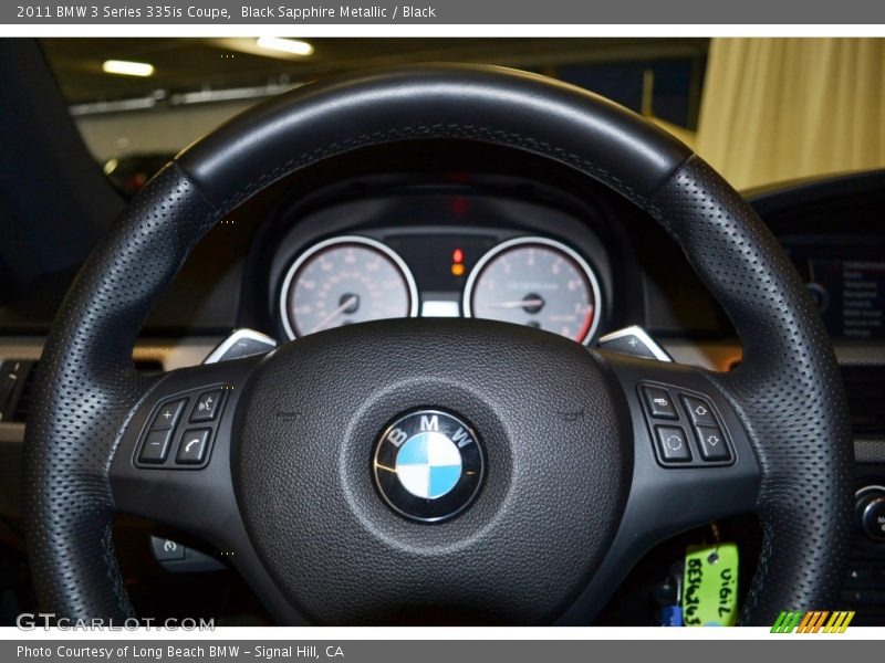 Black Sapphire Metallic / Black 2011 BMW 3 Series 335is Coupe