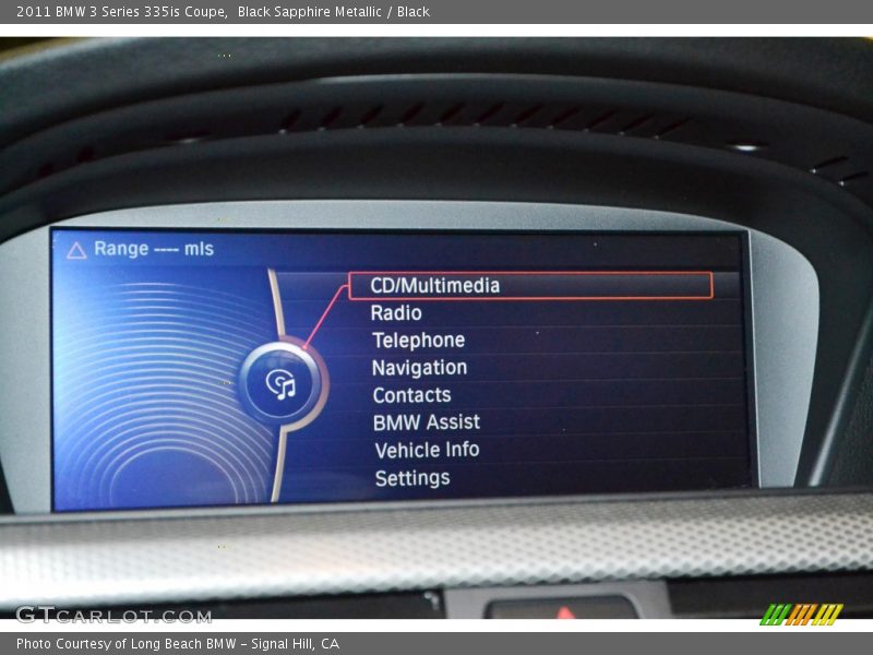 Black Sapphire Metallic / Black 2011 BMW 3 Series 335is Coupe