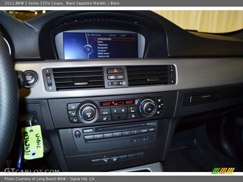 Black Sapphire Metallic / Black 2011 BMW 3 Series 335is Coupe