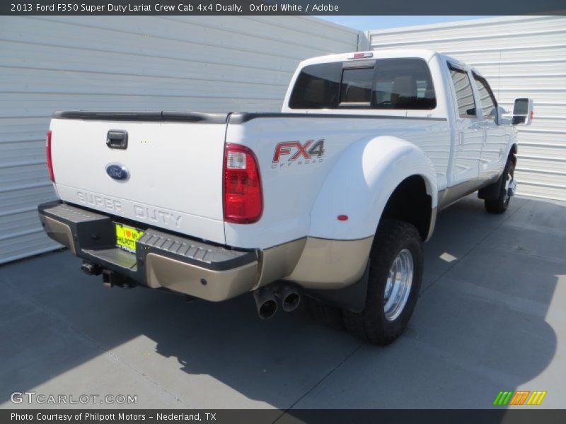 Oxford White / Adobe 2013 Ford F350 Super Duty Lariat Crew Cab 4x4 Dually