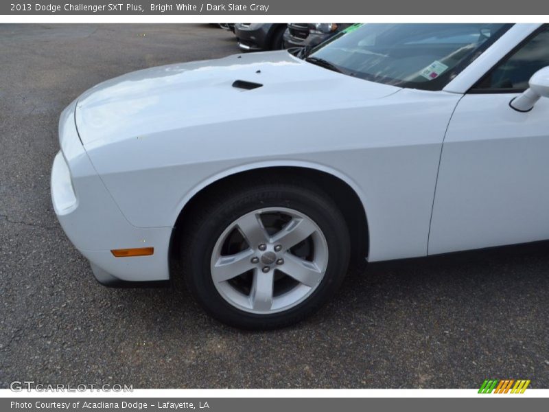 Bright White / Dark Slate Gray 2013 Dodge Challenger SXT Plus