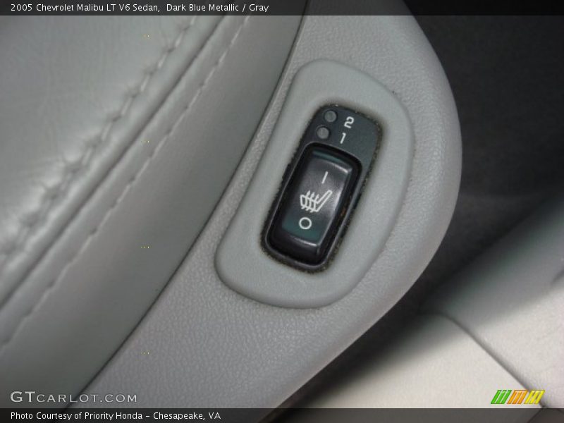 Dark Blue Metallic / Gray 2005 Chevrolet Malibu LT V6 Sedan