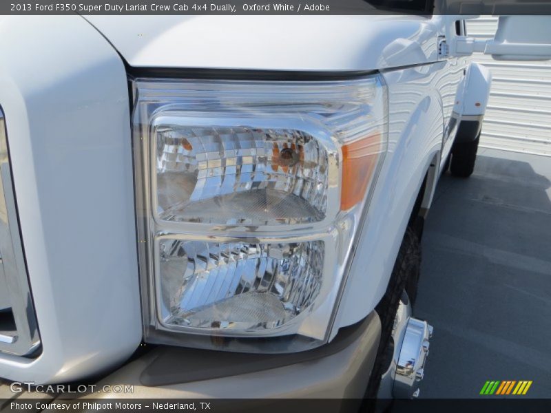 Oxford White / Adobe 2013 Ford F350 Super Duty Lariat Crew Cab 4x4 Dually