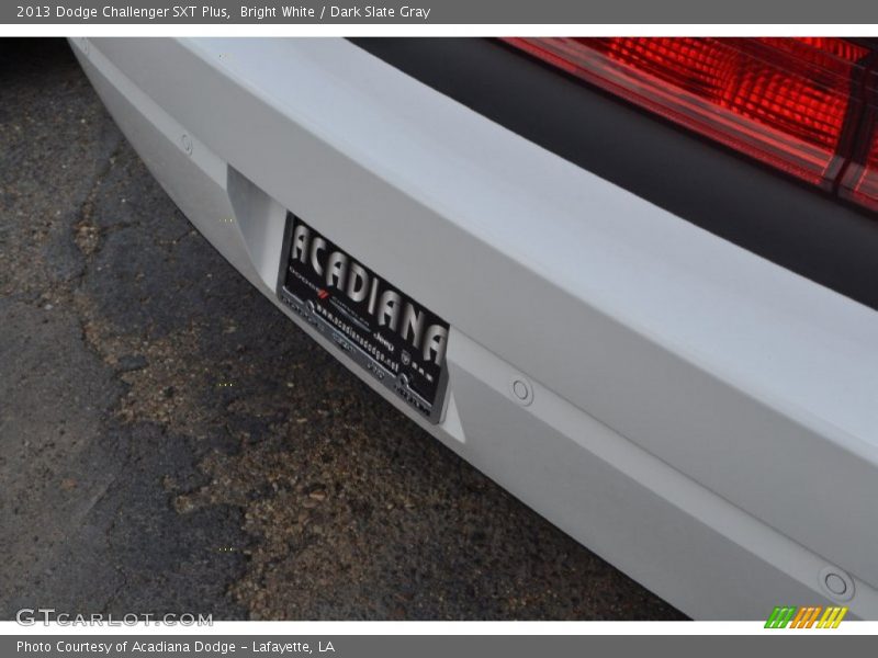Bright White / Dark Slate Gray 2013 Dodge Challenger SXT Plus