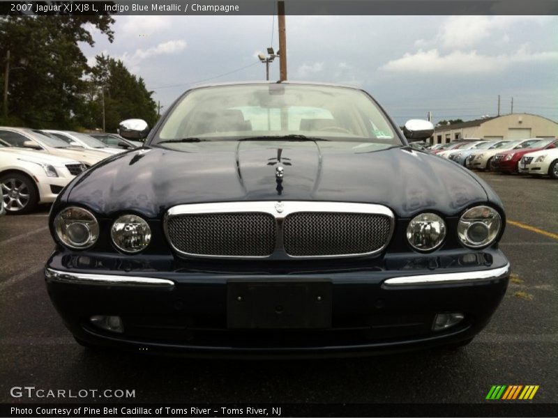 Indigo Blue Metallic / Champagne 2007 Jaguar XJ XJ8 L