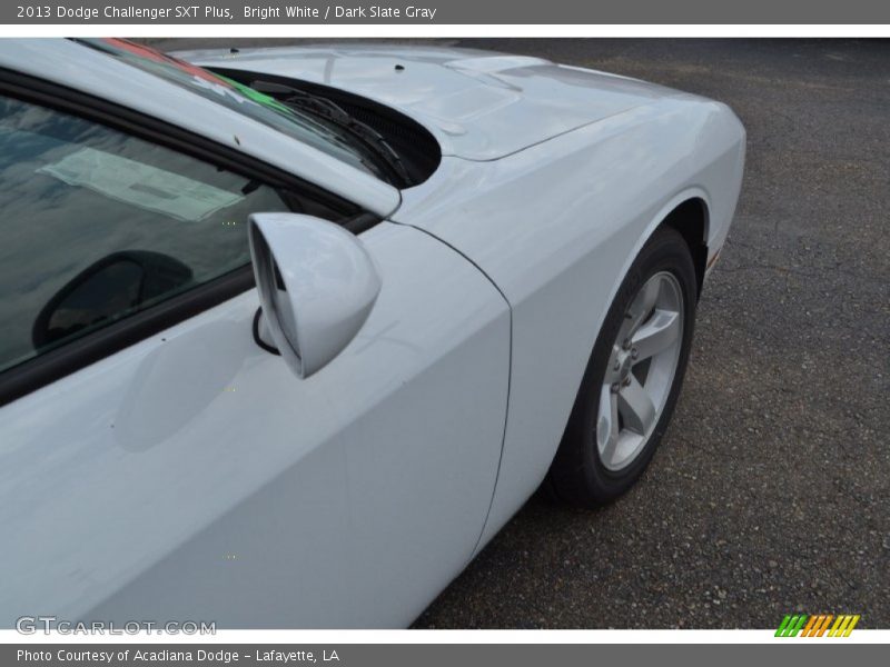 Bright White / Dark Slate Gray 2013 Dodge Challenger SXT Plus