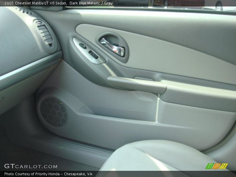 Dark Blue Metallic / Gray 2005 Chevrolet Malibu LT V6 Sedan