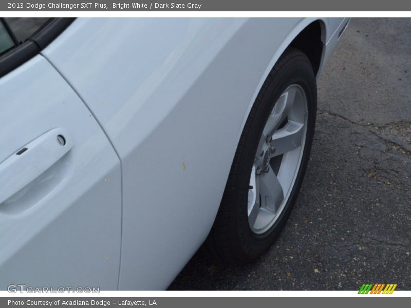 Bright White / Dark Slate Gray 2013 Dodge Challenger SXT Plus
