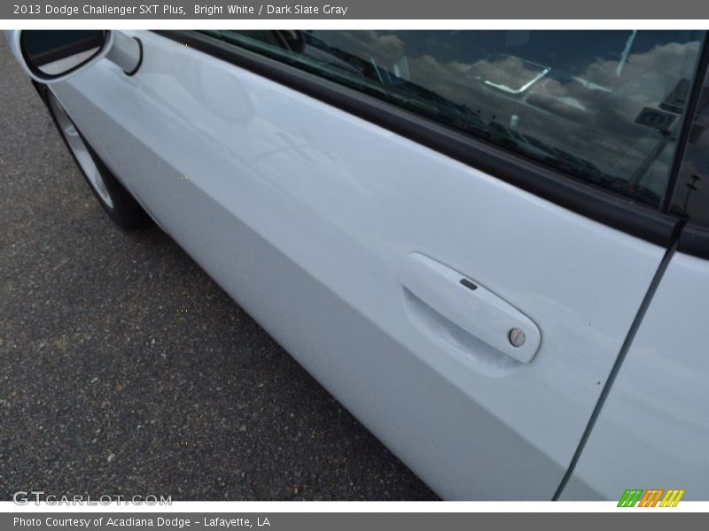 Bright White / Dark Slate Gray 2013 Dodge Challenger SXT Plus