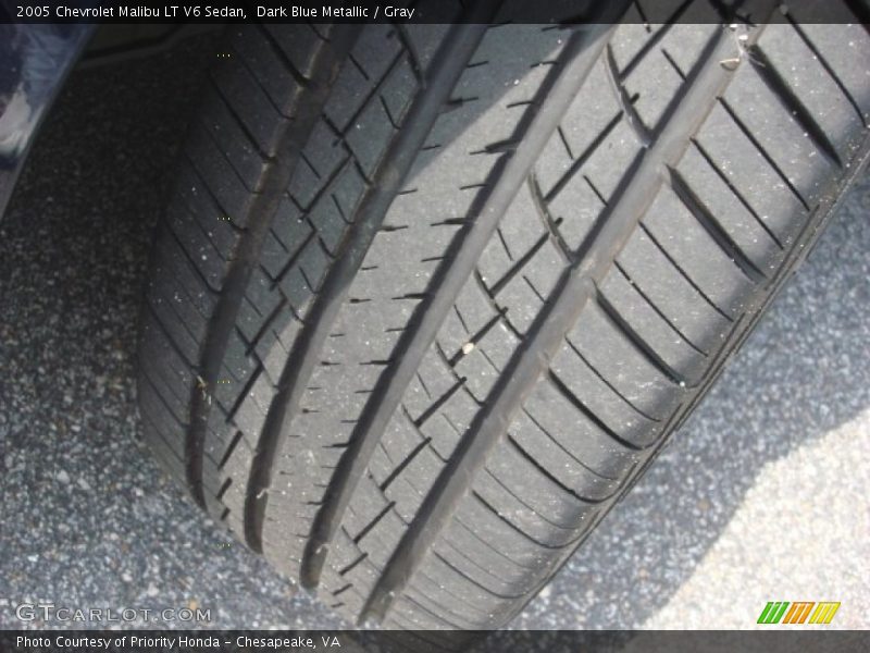Dark Blue Metallic / Gray 2005 Chevrolet Malibu LT V6 Sedan