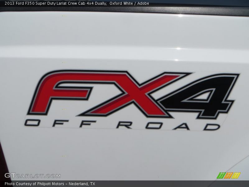 Oxford White / Adobe 2013 Ford F350 Super Duty Lariat Crew Cab 4x4 Dually