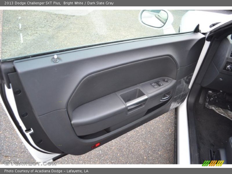 Bright White / Dark Slate Gray 2013 Dodge Challenger SXT Plus